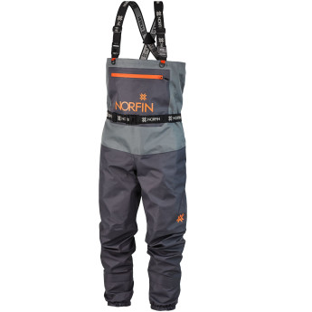 Полукомбинезон забродный NORFIN PILOT STOCKINGFOOT GRAY р.XL